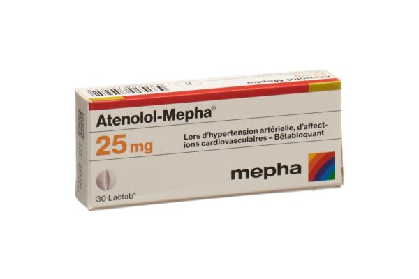 Atenolol-Mepha Lactab 25 mg 30 Stk