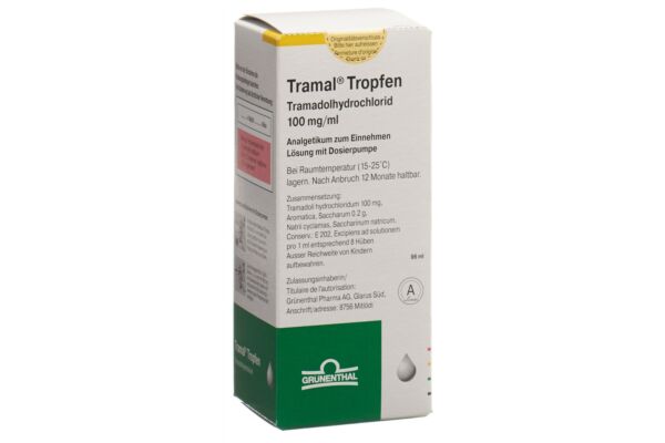Tramal Tropfen 100 mg/ml mit Dosierpumpe Fl 96 ml