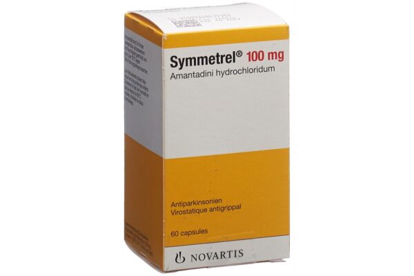Symmetrel caps 100 mg bte 60 pce
