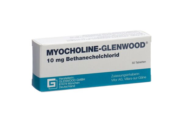 Myocholine-Glenwood cpr 10 mg 50 pce
