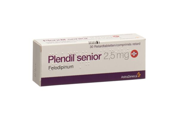 Plendil senior cpr ret 2.5 mg 30 pce