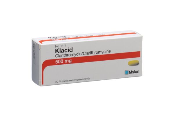 Klacid Filmtabl 500 mg 20 Stk