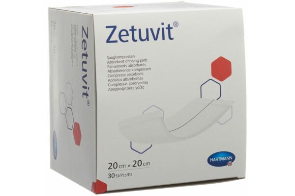 Zetuvit compresse absorbante 20x20cm 30 pce