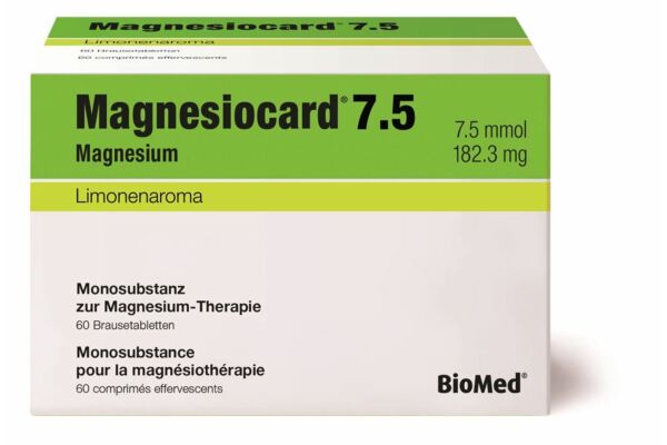 Magnesiocard Brausetabl 7.5 mmol Btl 60 Stk