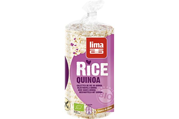 Lima Galettes de riz quinoa sach 100 g