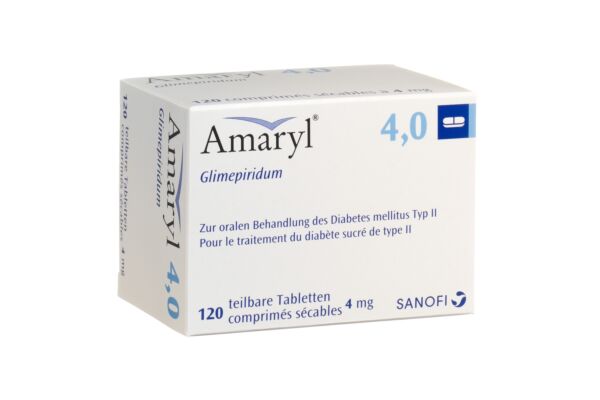 Amaryl cpr 4 mg 120 pce