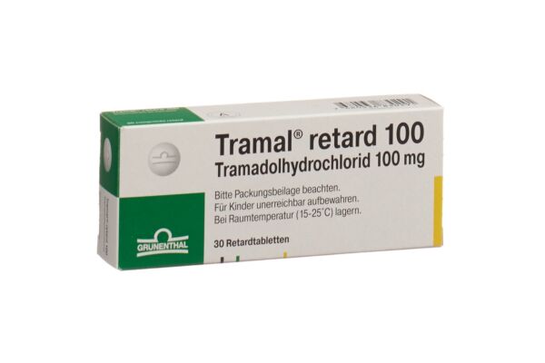 Tramal retard cpr ret 100 mg 30 pce