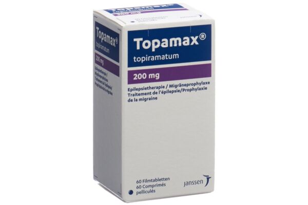 Topamax cpr pell 200 mg bte 60 pce
