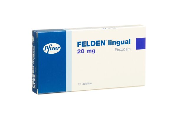 Felden lingual cpr 20 mg 10 pce