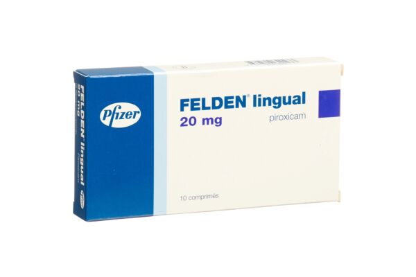 Felden lingual cpr 20 mg 10 pce