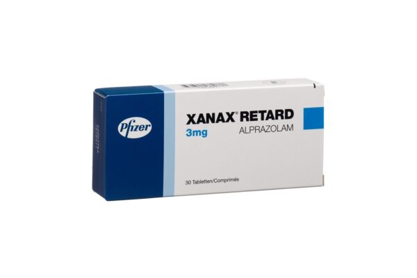 Xanax retard Ret Tabl 3 mg 30 Stk