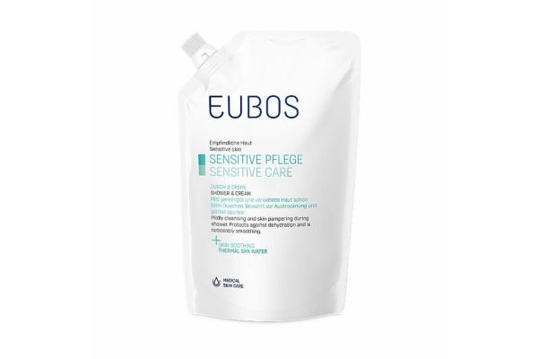 Eubos Sensitive douche + crème refill 400 ml
