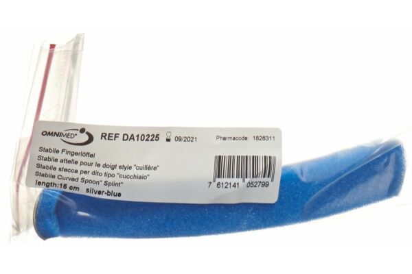 OMNIMED DALCO Fingerlöffel 15cm silber blau