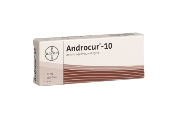 Androcur cpr 10 mg 3 x 15 pce