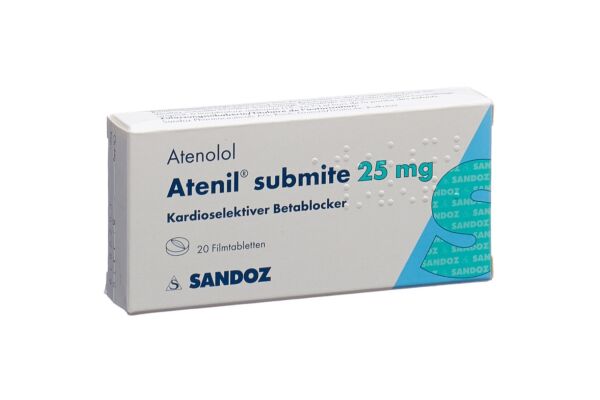 Aténil submite cpr pell 25 mg 20 pce
