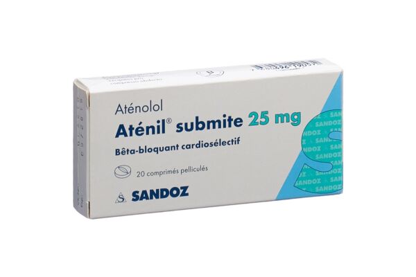 Aténil submite cpr pell 25 mg 20 pce