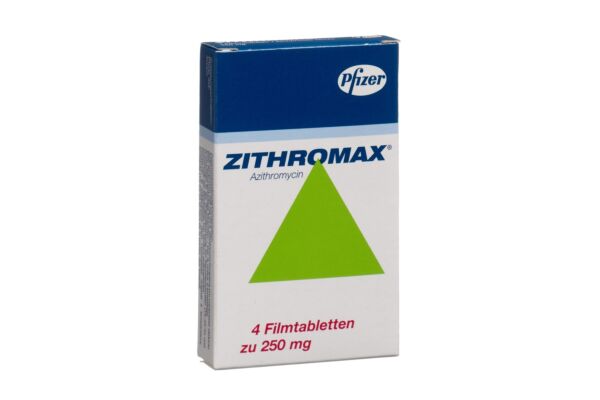 Zithromax Filmtabl 250 mg 4 Stk
