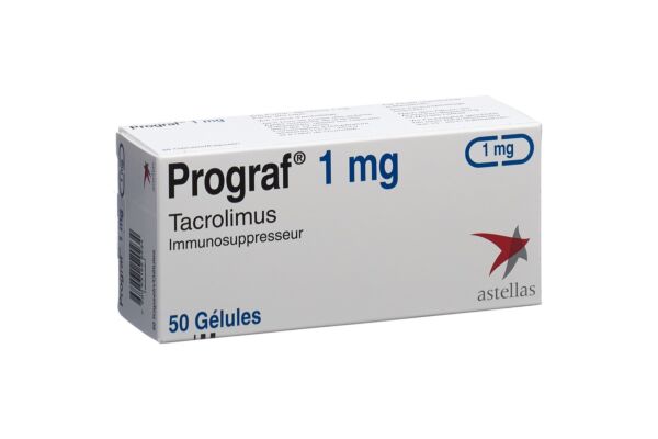 Prograf caps 1 mg 50 pce
