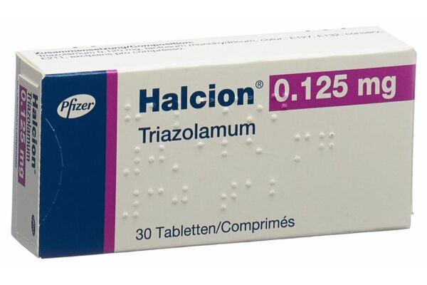 Halcion cpr 0.125 mg 30 pce