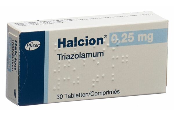 Halcion cpr 0.25 mg 30 pce
