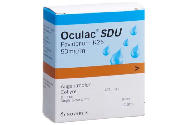 Oculac SDU Gtt Opht 20 Monodos 0.4 ml