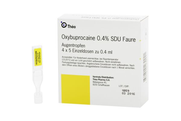 Oxybuprocaine Gtt Opht 0.4 % 20 Monodos 0.4 ml