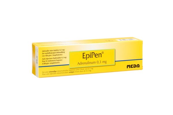 EpiPen Inj Lös 0.3 mg Fertiginjektor