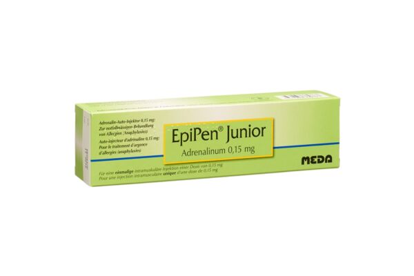 EpiPen Junior Inj Lös 0.15 mg Fertiginjektor