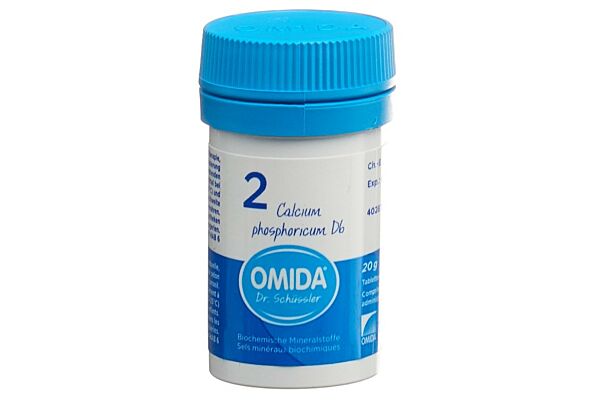 Omida Schüssler no2 calcium phosphoricum cpr 6 D bte 20 g