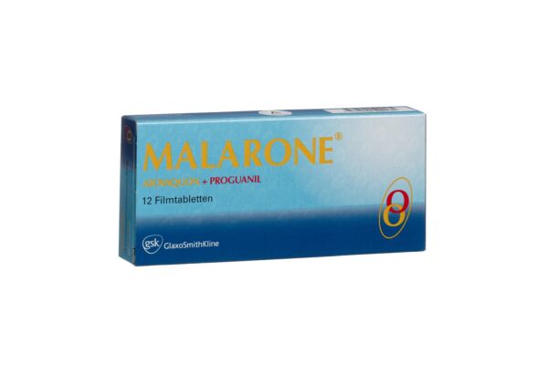 Malarone Filmtabl 250/100 mg 12 Stk