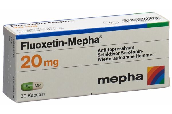 Fluoxetin-Mepha Kaps 20 mg 30 Stk