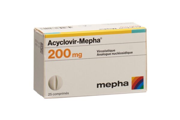 Acyclovir-Mepha cpr 200 mg 25 pce