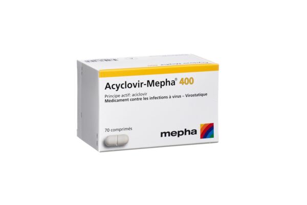 Acyclovir-Mepha Tabl 400 mg 70 Stk