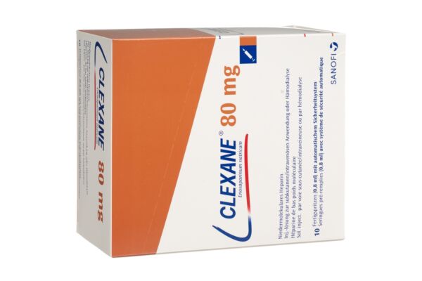 Clexane sol inj 80 mg/0.8ml 10 ser pré 0.8 ml