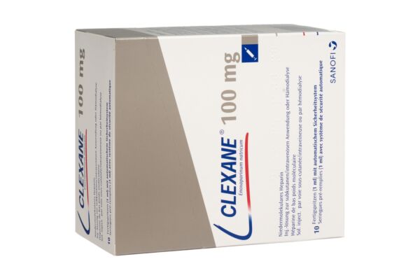 Clexane Inj Lös 100 mg/ml 10 Fertspr 1 ml