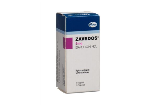 Zavedos caps 5 mg fl