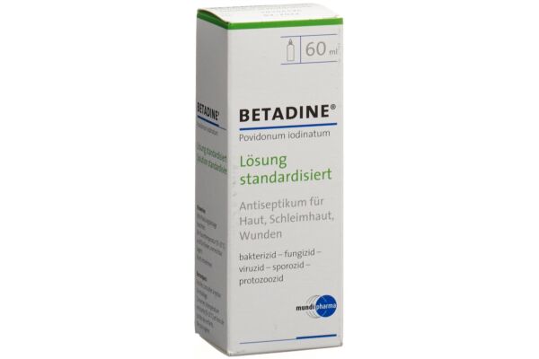 Betadine solution désinfectante sol fl 60 ml
