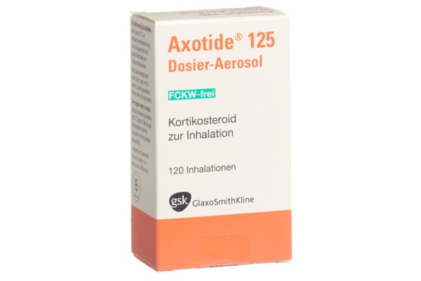 Axotide aéros doseur 125 mcg sans-CFC 120 dos