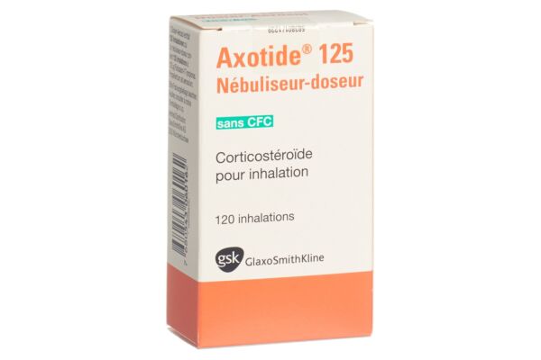 Axotide aéros doseur 125 mcg sans-CFC 120 dos