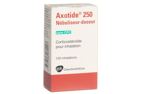 Axotide aéros doseur 250 mcg sans-CFC 120 dos