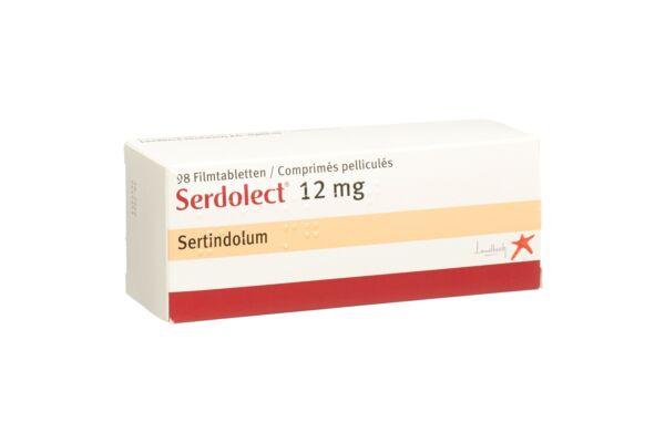 Serdolect cpr pell 12 mg 98 pce