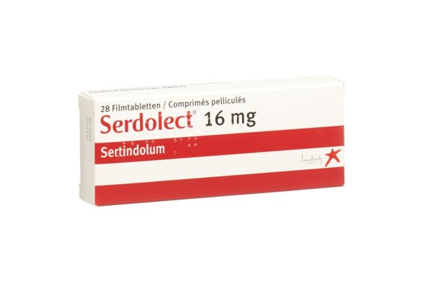 Serdolect cpr pell 16 mg 28 pce
