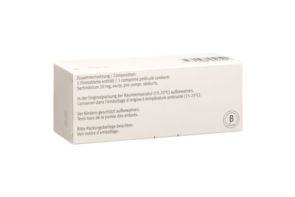 Serdolect Filmtabl 20 mg 98 Stk