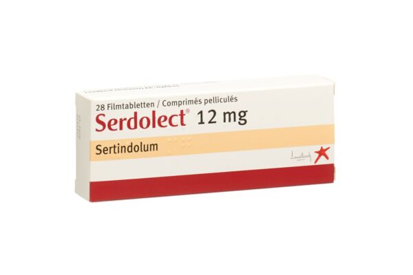 Serdolect cpr pell 12 mg 28 pce