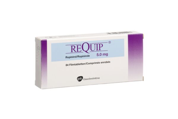 Requip Filmtabl 5 mg 84 Stk