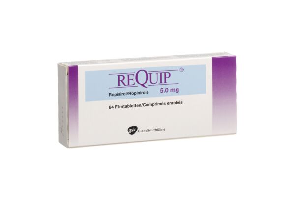 Requip Filmtabl 5 mg 84 Stk