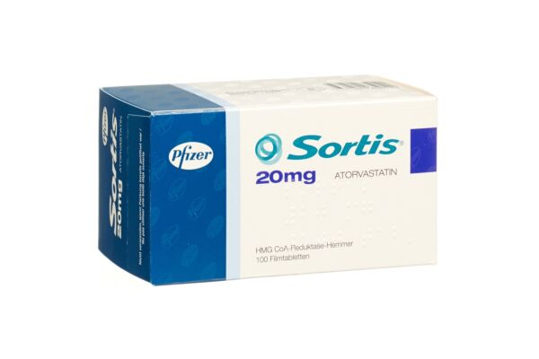Sortis Filmtabl 20 mg 100 Stk