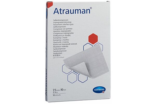 Atrauman compresse onguent 7.5x10cm stérile 10 pce