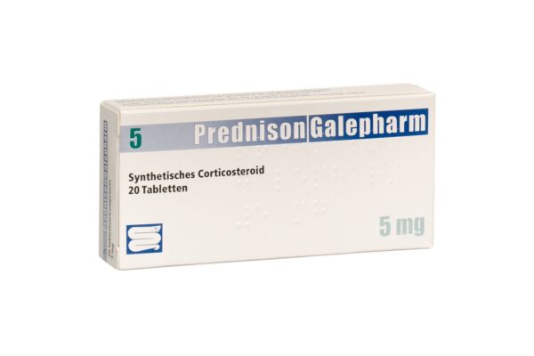 Prednison Galepharm Tabl 5 mg 20 Stk
