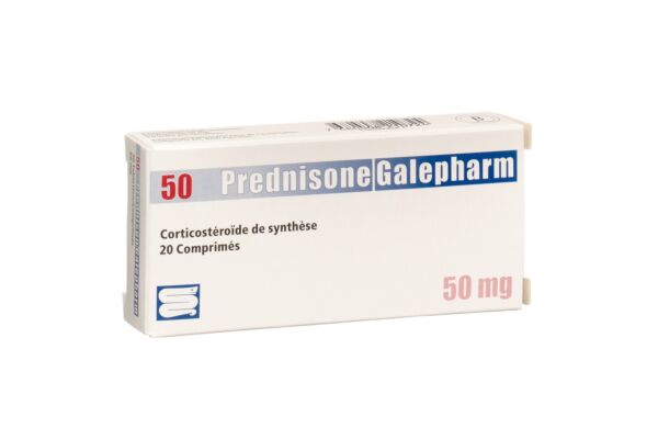 Prednison Galepharm Tabl 50 mg 20 Stk